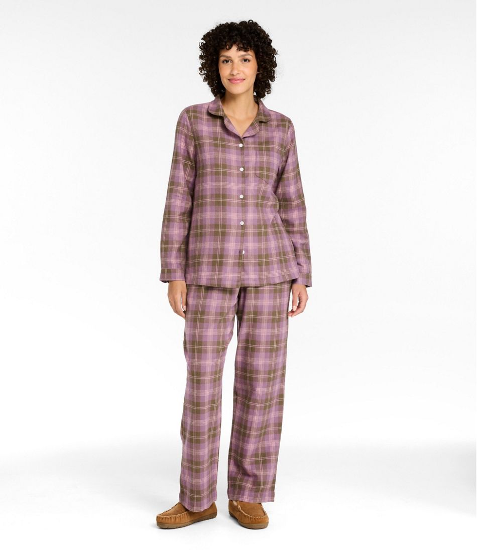 L.L.Bean Women's Scotch Plaid Flannel Pajamas CLOTHING|SALE