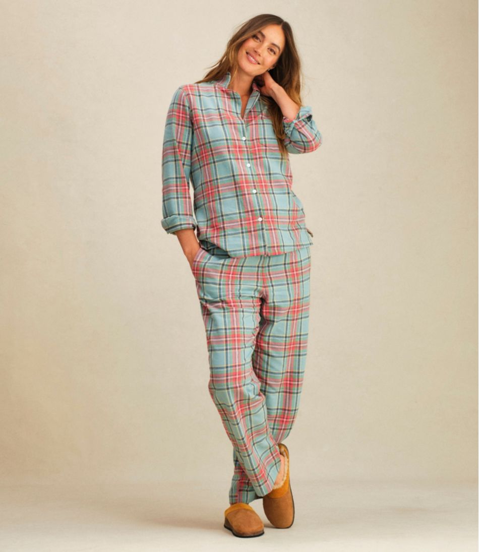 L.L.Bean Women's Scotch Plaid Flannel Pajamas CLOTHING|SALE