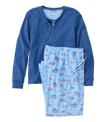 L.L.Bean Women's Cozy PJ Set, Print CLOTHING|SALE