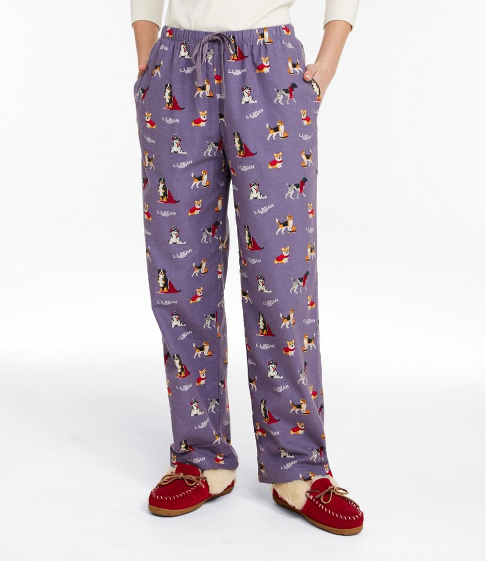 L.L.Bean Women's Flannel Sleep Pants, Print CLOTHING|SALE