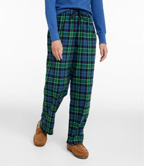 L.L.Bean Women's Flannel Sleep Pants, Plaid CLOTHING