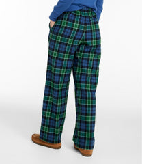 L.L.Bean Women's Flannel Sleep Pants, Plaid CLOTHING