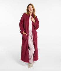 L.L.Bean Women's Winter Fleece Robe, Zip-Front CLOTHING