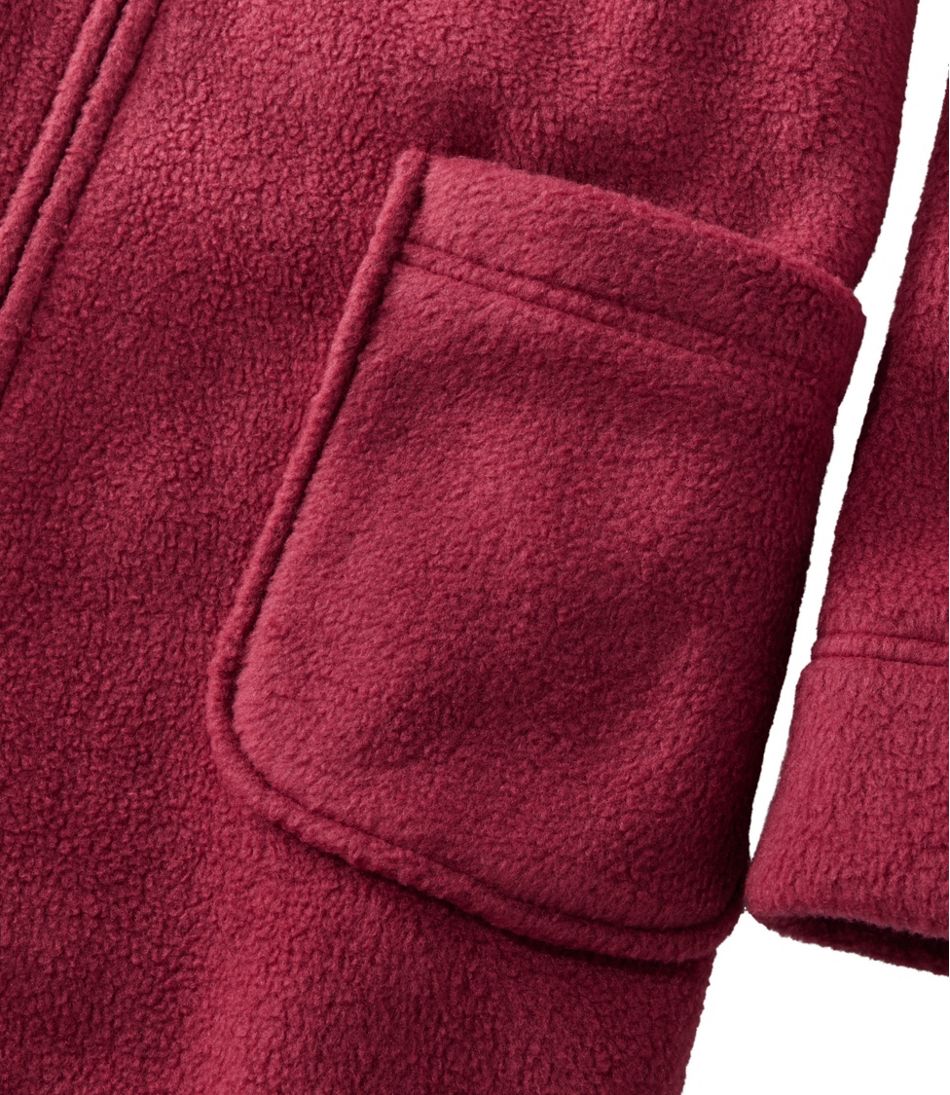 L.L.Bean Women's Winter Fleece Robe, Zip-Front CLOTHING