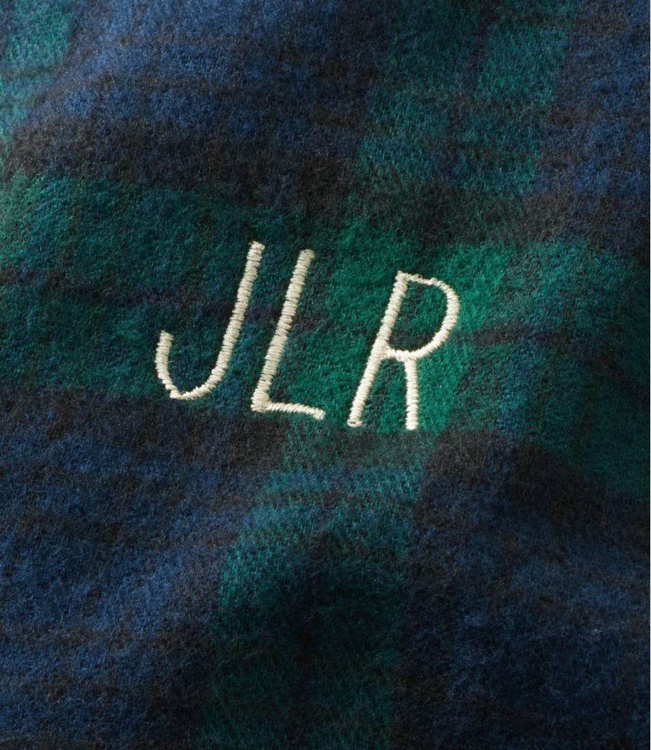 L.L.Bean Women's Scotch Plaid Flannel Robe CLOTHING