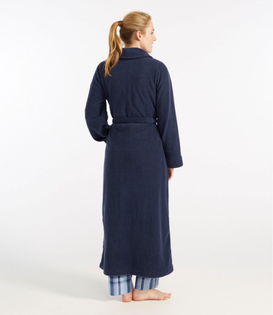 L.L.Bean Women's Winter Fleece Robe, Wrap-Front CLOTHING