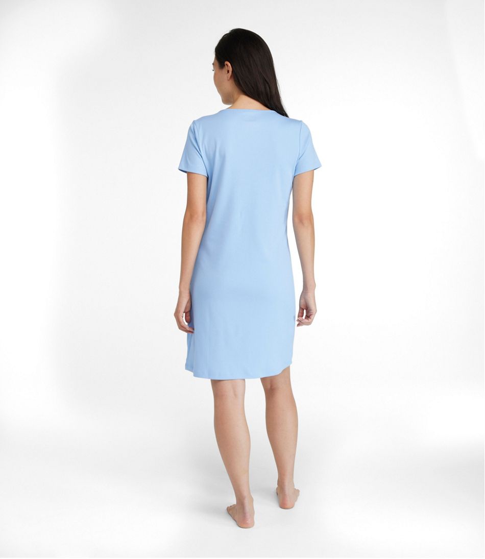 L.L.Bean Women's Supima® Nightgown, Short-Sleeve CLOTHING