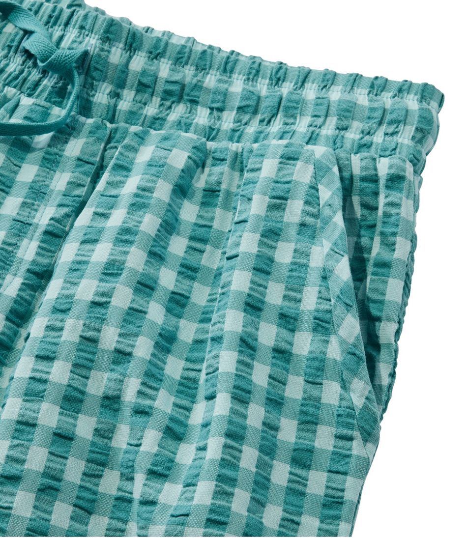 L.L.Bean Women's Bean's Seacoast Seersucker Pajama Pant Set CLOTHING