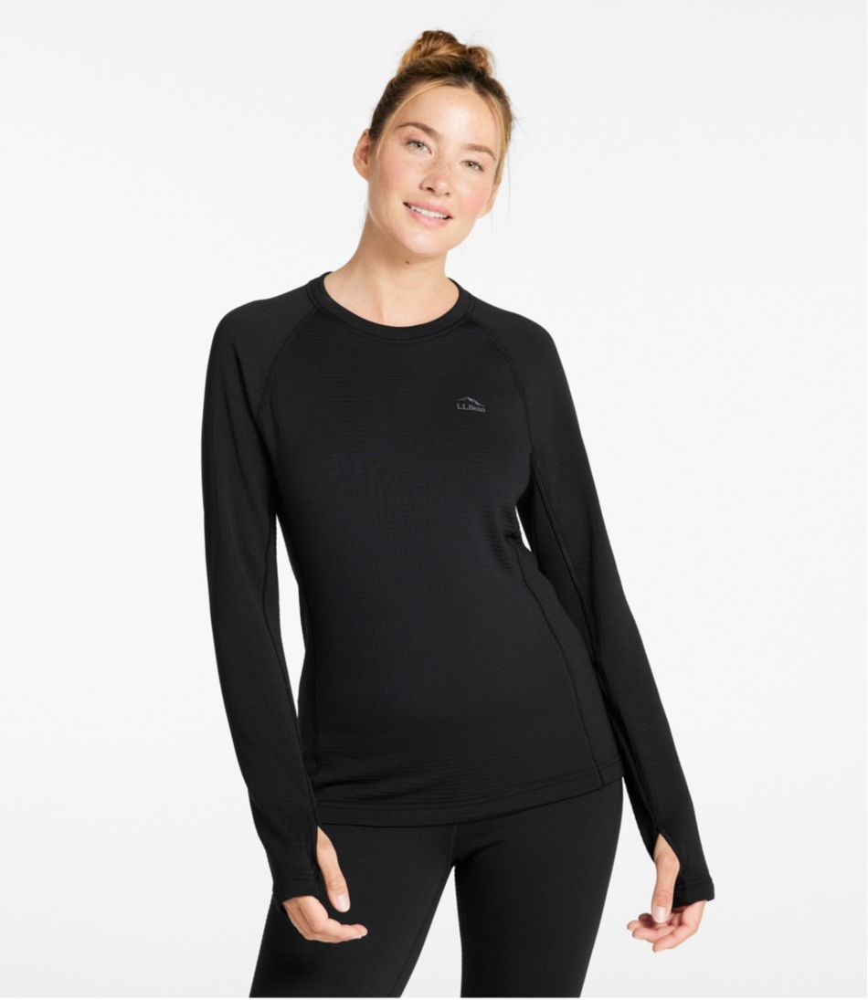 L.L.Bean Women's Heavyweight Base Layer Crew Top CLOTHING