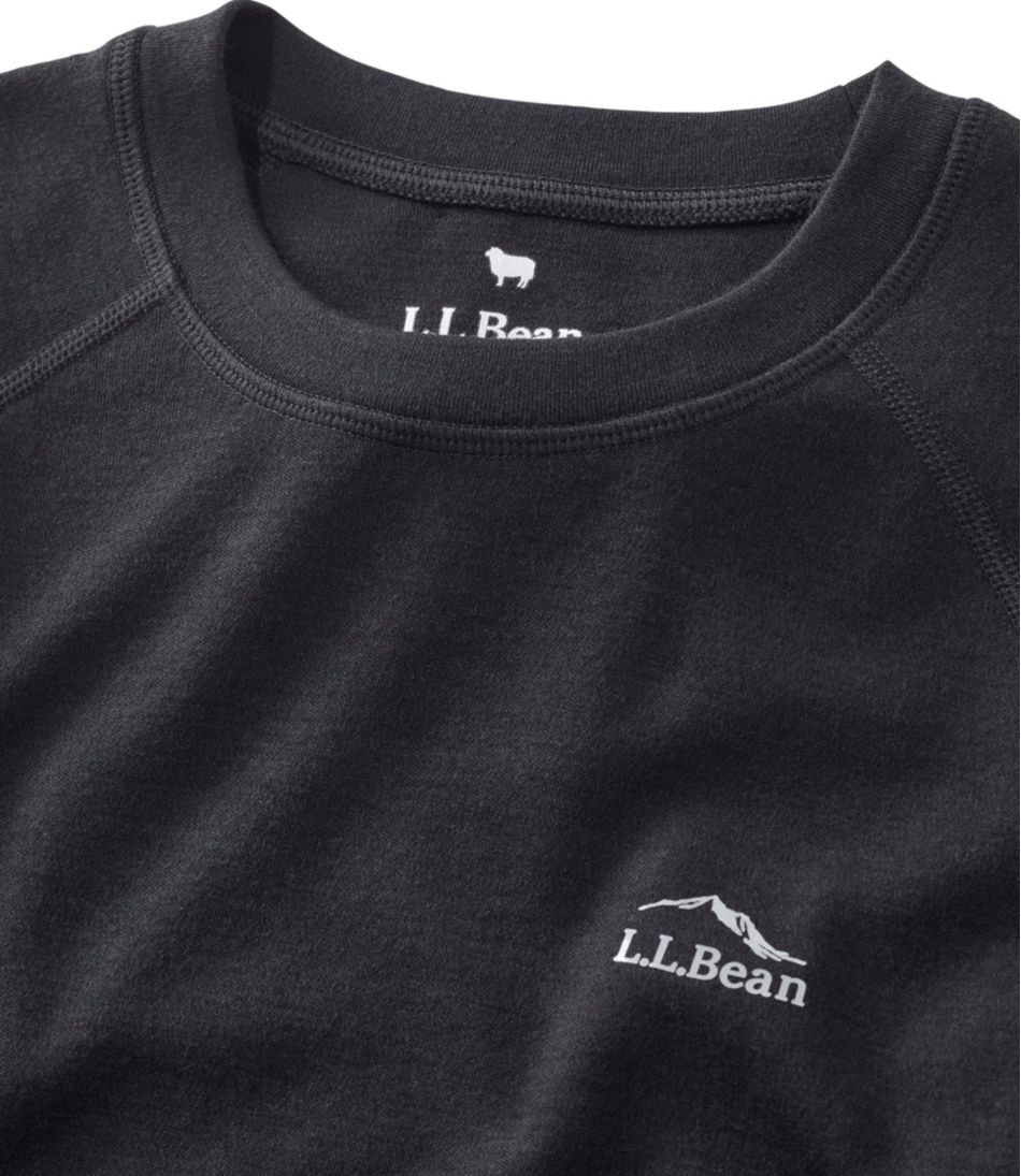 L.L.Bean Women's Cresta Midweight 250 Crew Top CLOTHING