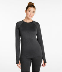 L.L.Bean Women's Simple Soft Base Layer, Crew CLOTHING