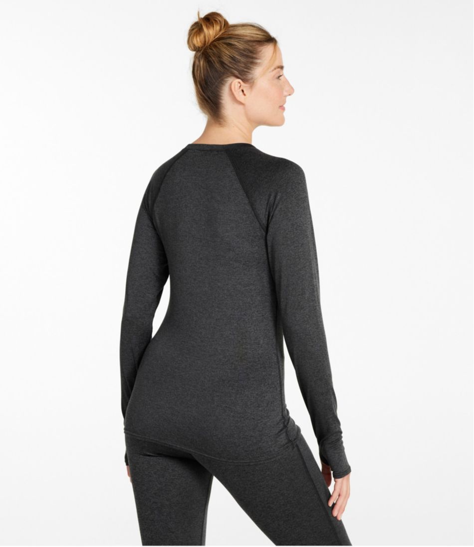 L.L.Bean Women's Simple Soft Base Layer, Crew CLOTHING