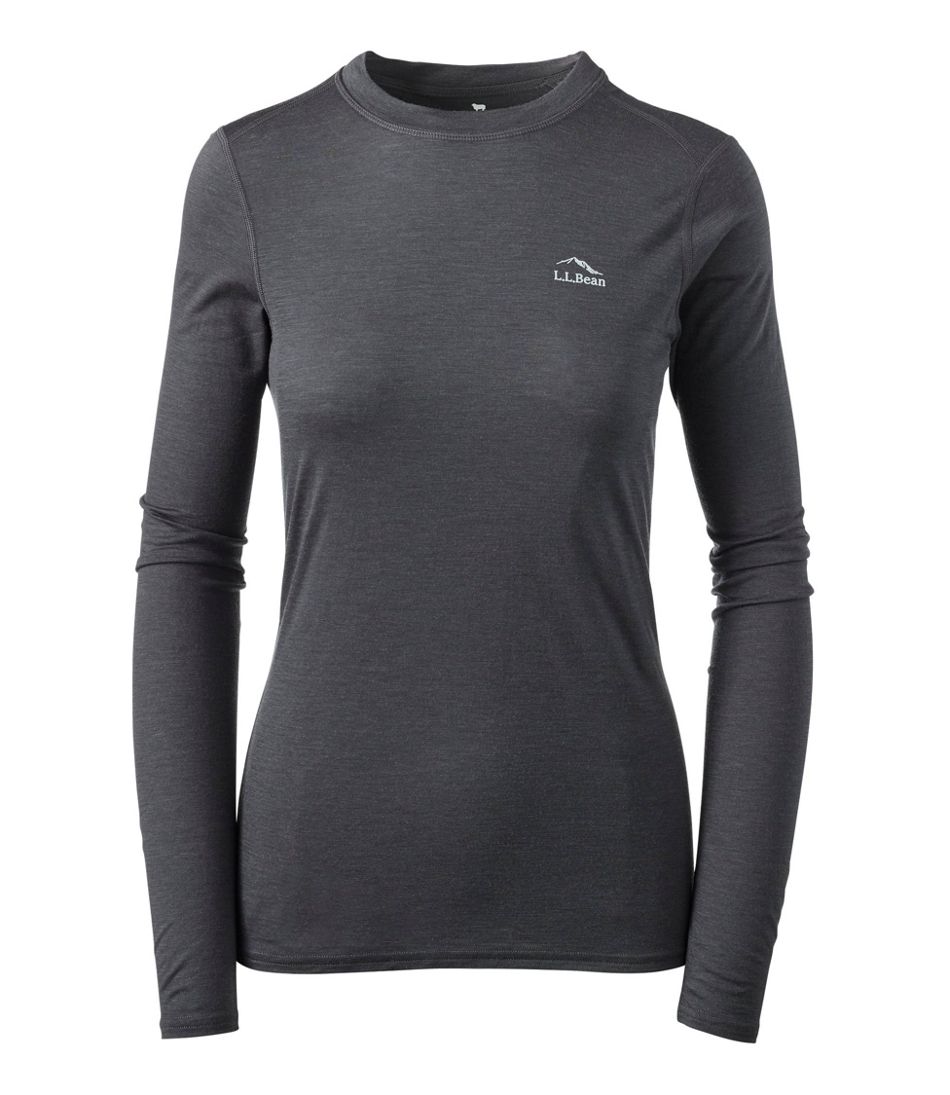 L.L.Bean Women's Cresta Ultralight 150 Crew Top CLOTHING