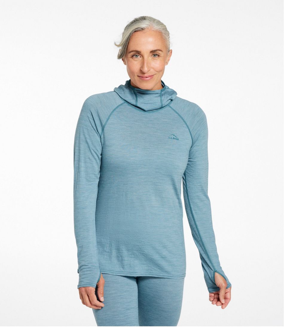 L.L.Bean Women's Cresta Ultralight 150 Hoodie, Stripe CLOTHING