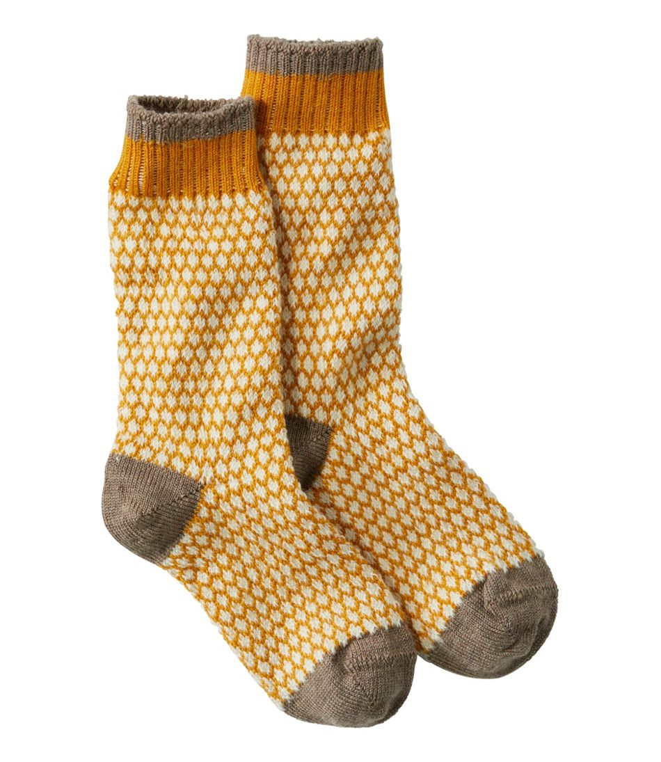 L.L.Bean Adults' Smartwool Everyday Popcorn Polka Dot Crew Socks CLOTHING|FOOTWEAR