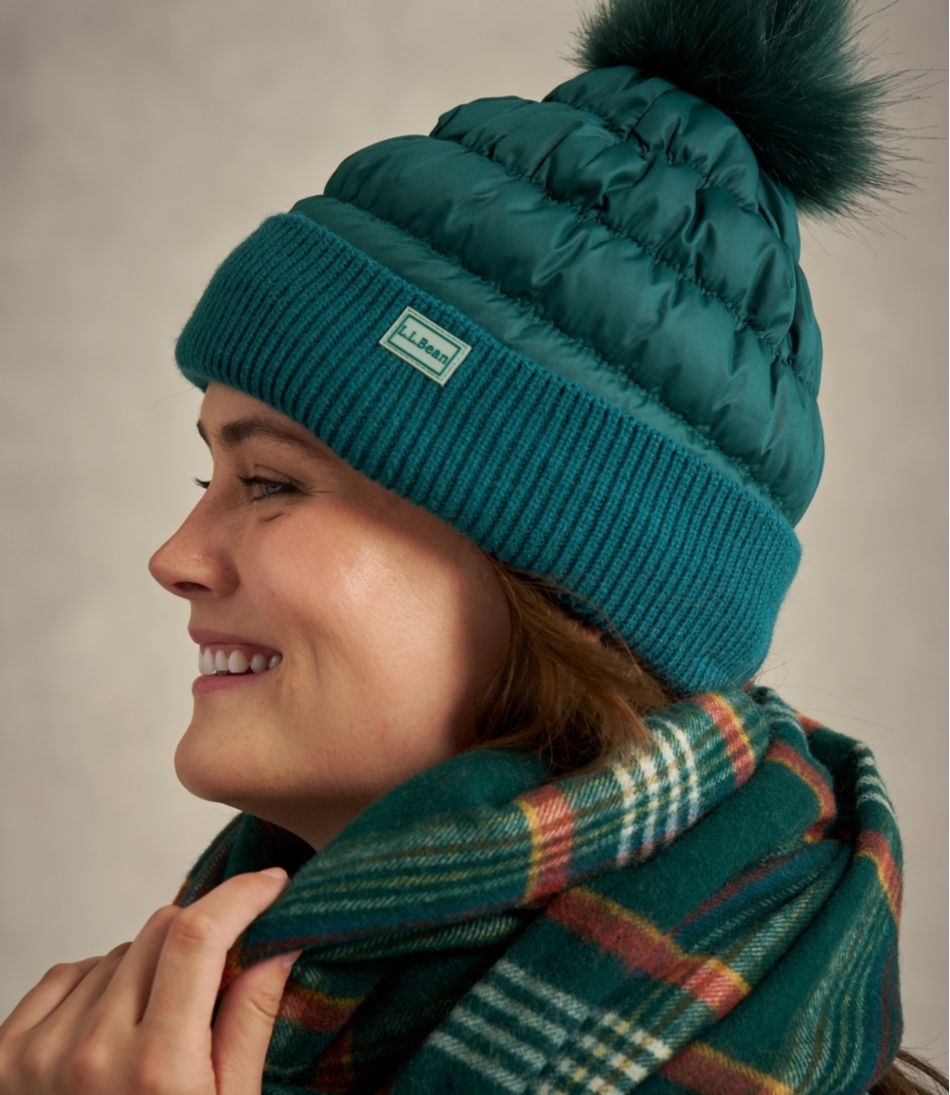 L.L.Bean Women's Puffer Pom Hat CLOTHING|OUTERWEAR