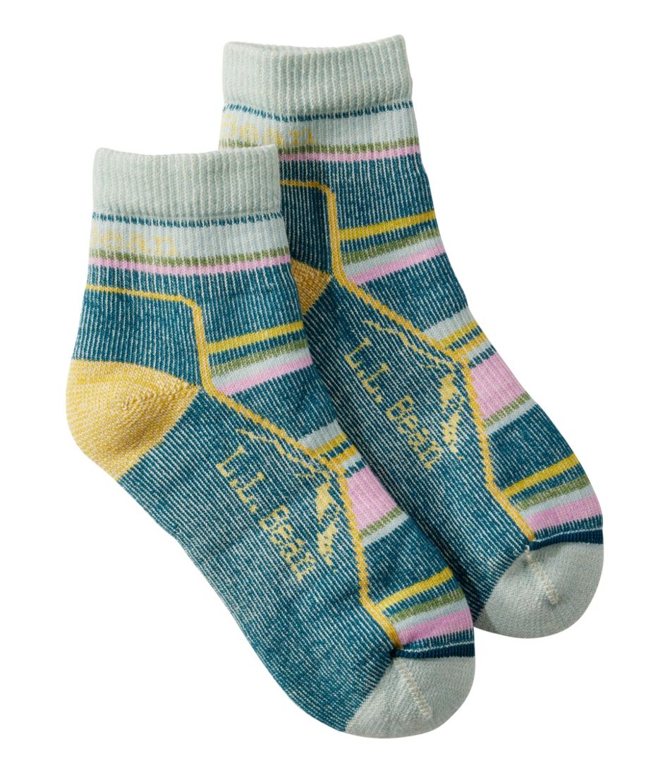 L.L.Bean Adults' Cresta Wool Midweight Hiking Socks, Quarter-Crew CLOTHING|FOOTWEAR