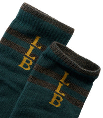 L.L.Bean Adults' Katahdin Over the Calf Hiker Socks, Mountain Stripe CLOTHING|FOOTWEAR