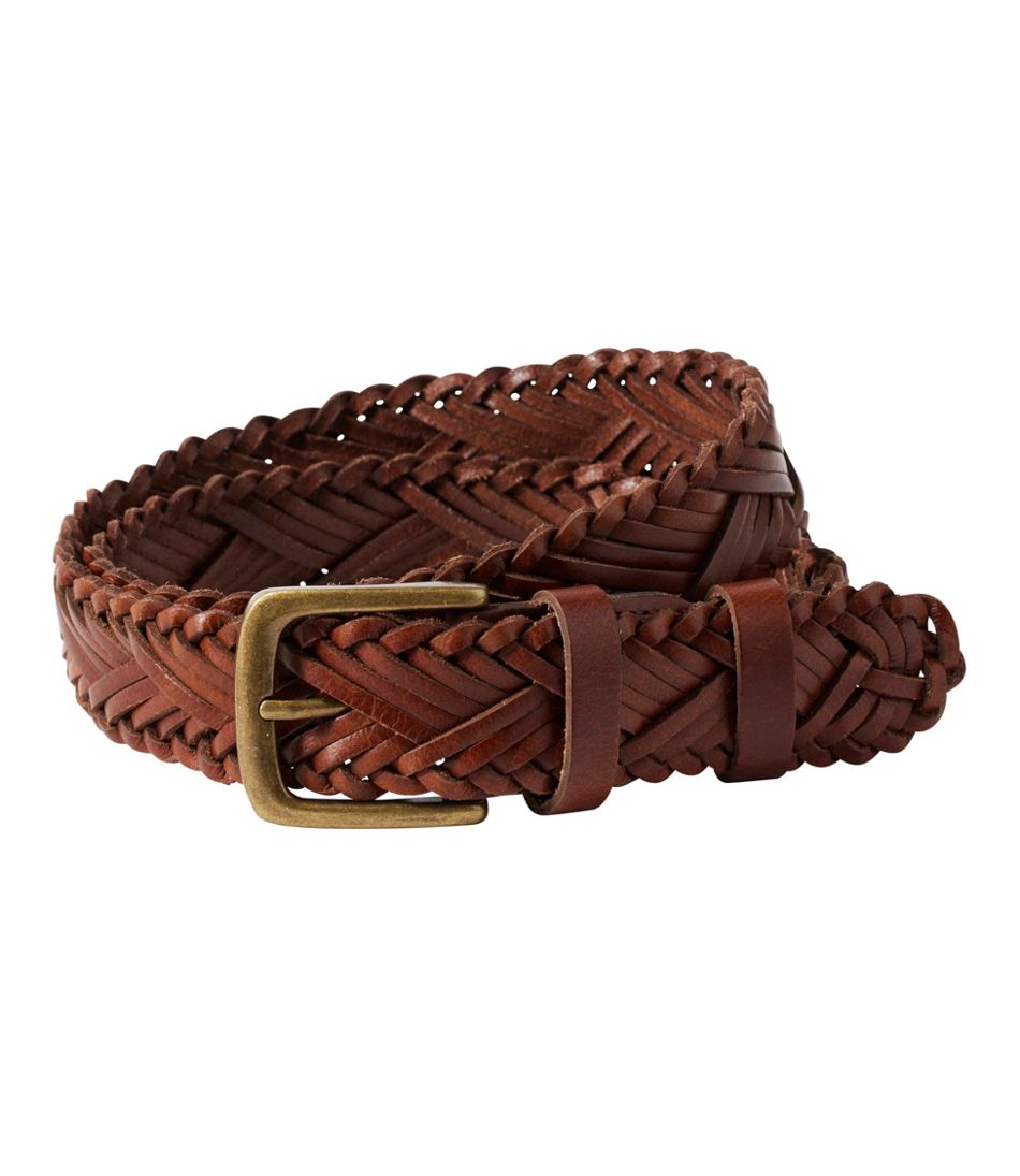 L.L.Bean Women's Braided Leather Belt CLOTHING