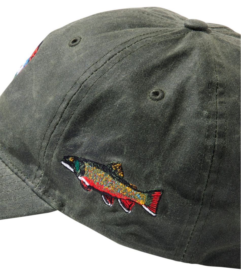 L.L.Bean Adults' MIF&W Waxcloth Hat, Brook Trout CLOTHING|OUTERWEAR|OUTDOOR EQUIPMENT