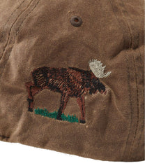 L.L.Bean Adults' MIF&W Waxcloth Hat, Moose CLOTHING|OUTERWEAR|OUTDOOR EQUIPMENT