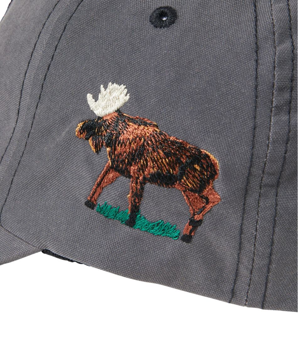 L.L.Bean Adults' Maine Inland Fisheries and Wildlife Baseball Cap, Moose CLOTHING|OUTERWEAR|OUTDOOR EQUIPMENT