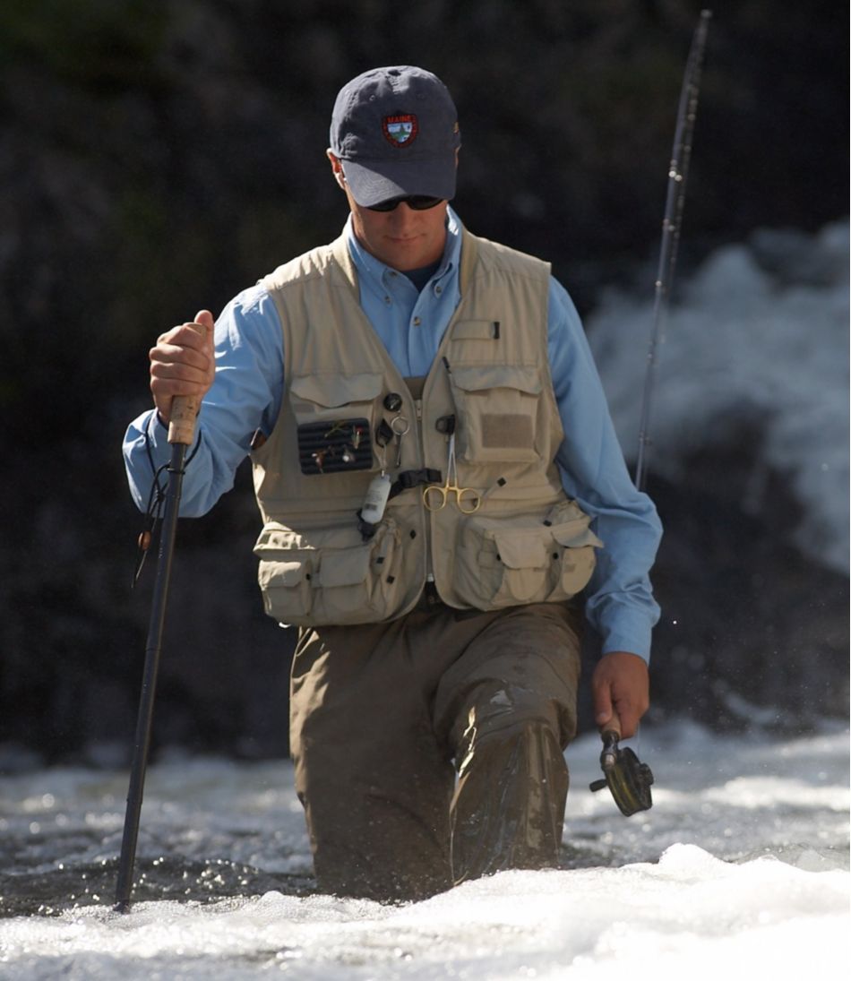 L.L.Bean Adults' MIF&W Baseball Cap, Brook Trout CLOTHING|OUTERWEAR|OUTDOOR EQUIPMENT