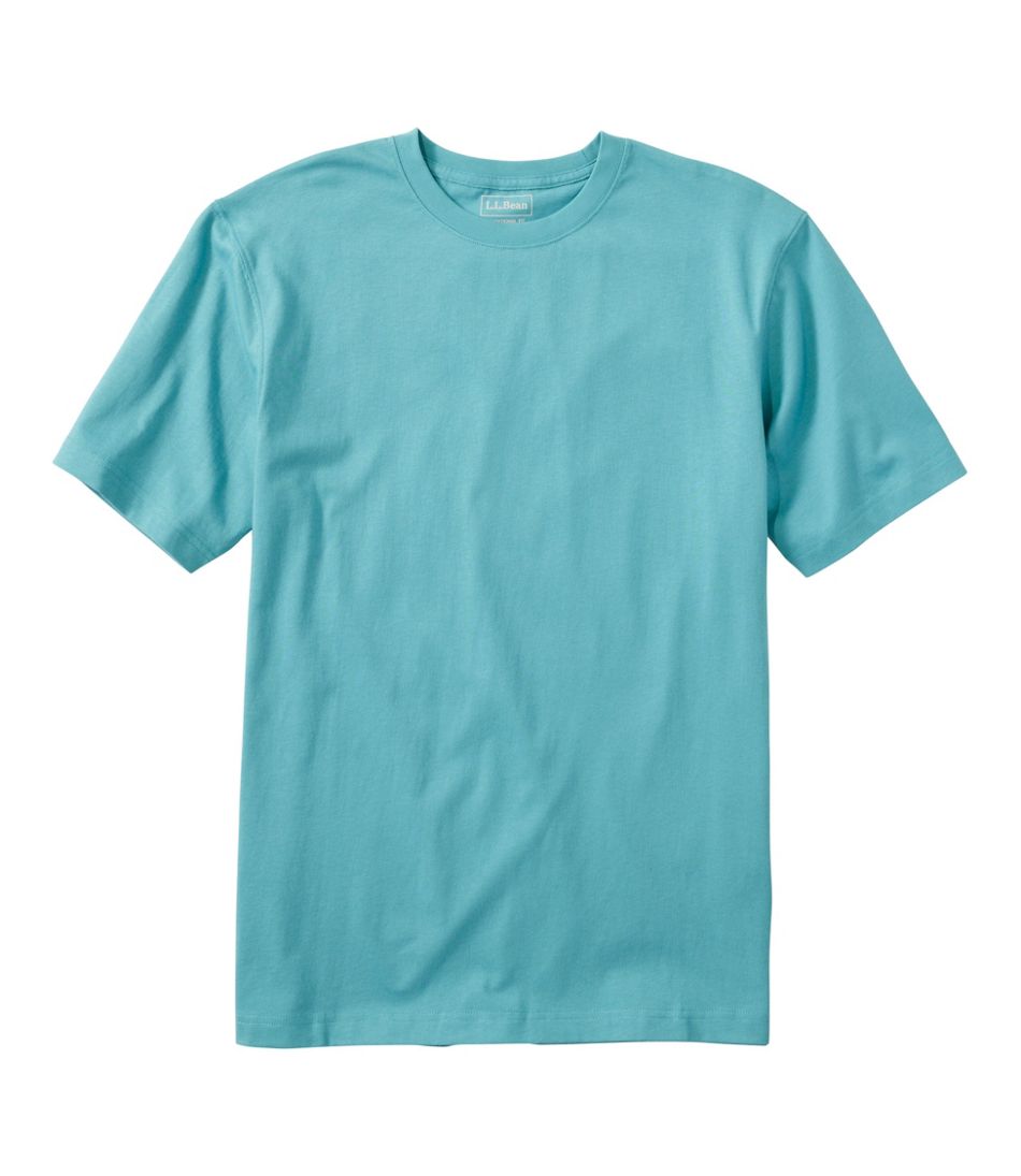L.L.Bean Men's Carefree Unshrinkable Tee, Traditional Fit Short-Sleeve CLOTHING|SALE