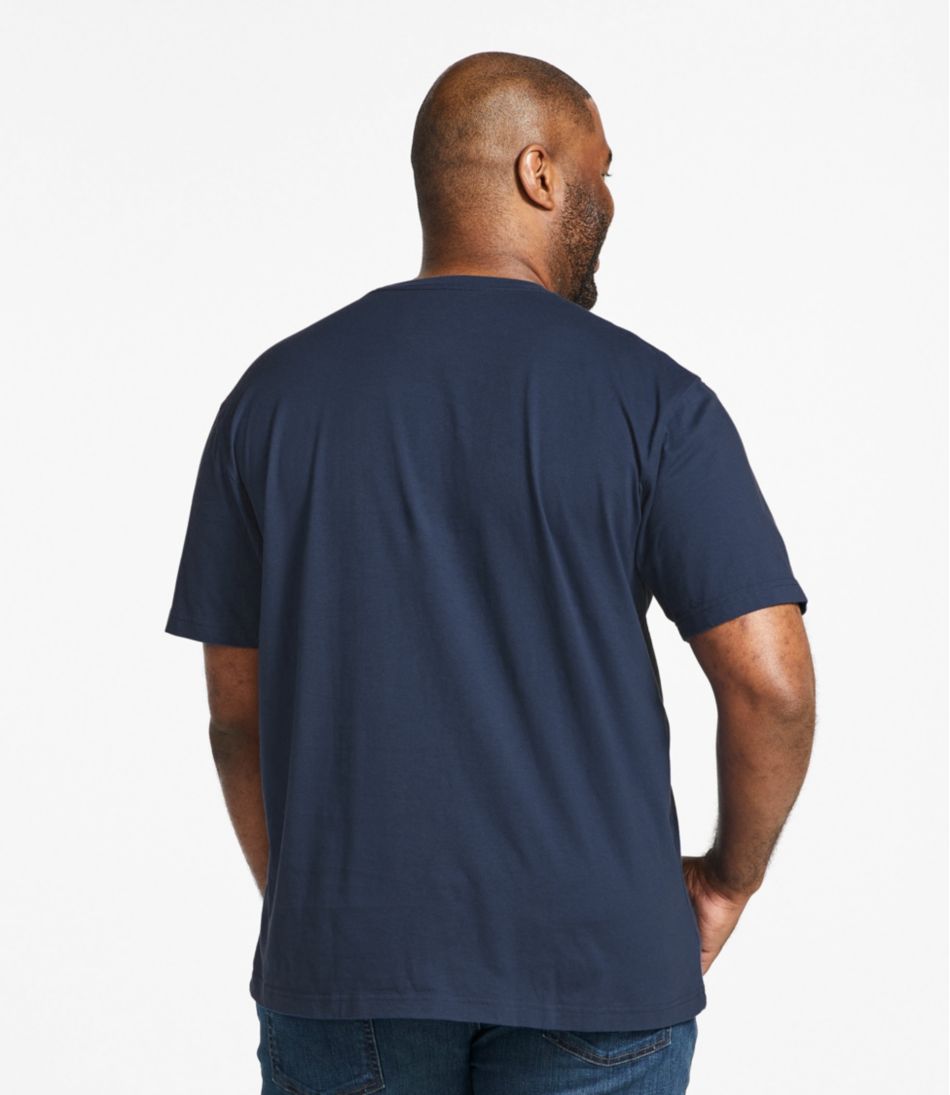 L.L.Bean Men's Carefree Unshrinkable Tee, Traditional Fit Short-Sleeve CLOTHING|SALE