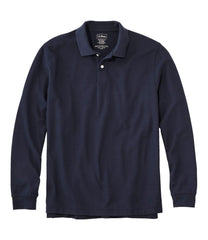 L.L.Bean Men's Premium Double L® Polo, Long-Sleeve Without Pocket CLOTHING|SALE
