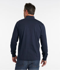 L.L.Bean Men's Carefree Unshrinkable Mockneck Shirt CLOTHING