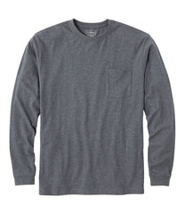 L.L.Bean Men's Carefree Unshrinkable Tee with Pocket, Traditional Fit, Long-Sleeve CLOTHING
