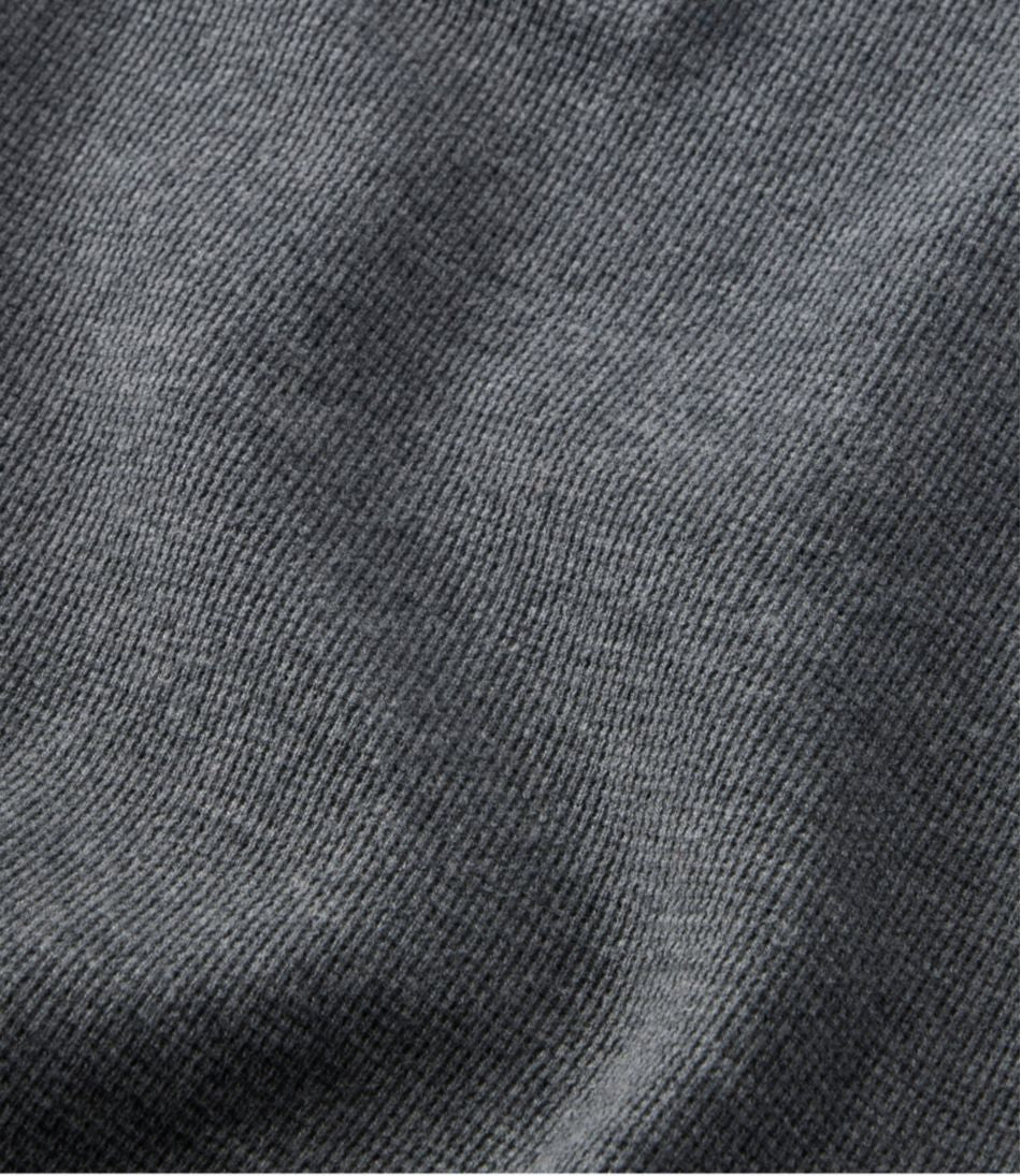 L.L.Bean Men's Unshrinkable Mini-Waffle Henley, Long-Sleeve Traditional Fit CLOTHING|SALE
