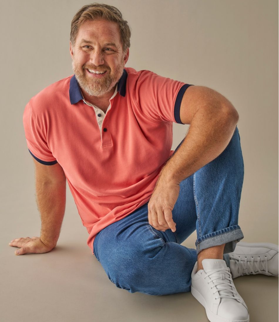L.L.Bean Men's Casco Bay Rugged Polo, Short-Sleeve CLOTHING|SALE