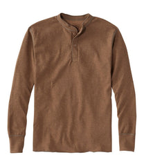 L.L.Bean Men's Two-Layer River Driver's Shirt®, Traditional Fit Henley CLOTHING