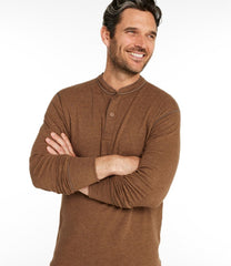 L.L.Bean Men's Two-Layer River Driver's Shirt®, Traditional Fit Henley CLOTHING