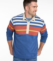 L.L.Bean Men's Bean's Vintage Soft Rugby, Chest Stripe CLOTHING|SALE