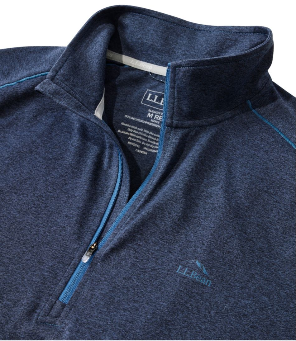 L.L.Bean Men's Bean's Access Trail Tee, Quarter-Zip CLOTHING|SALE