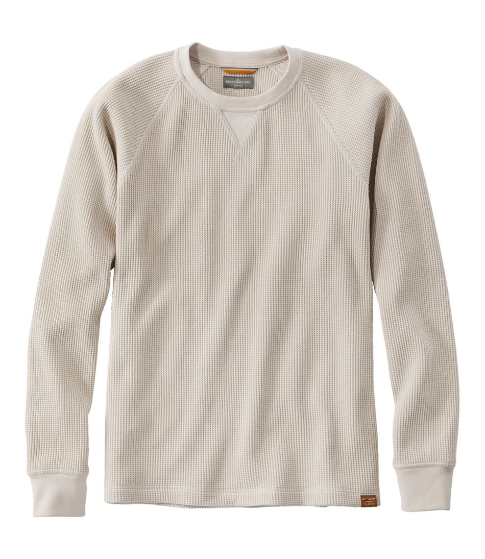 L.L.Bean Men's Signature Waffle Crew CLOTHING|SALE