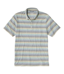 L.L.Bean Men's Comfort Stretch Performance® Pima Polo, Short-Sleeve, Stripe CLOTHING|SALE