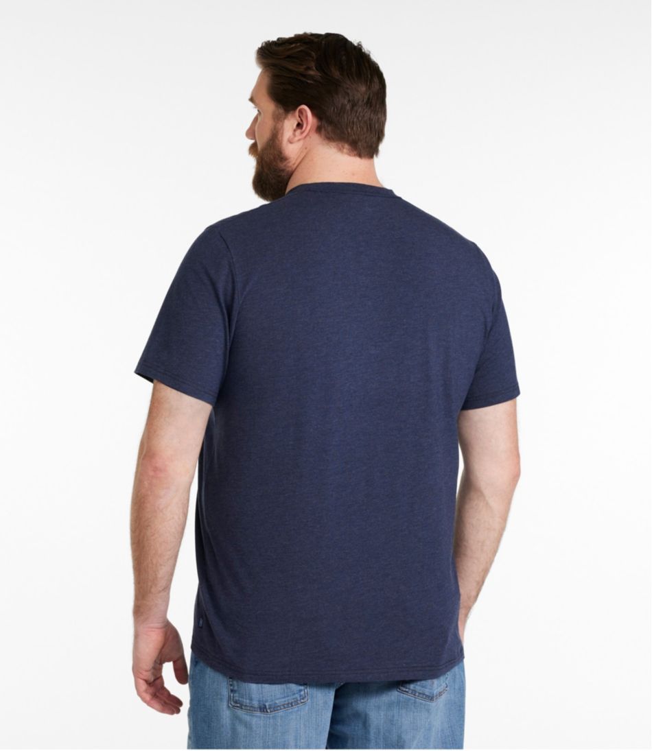 L.L.Bean Men's Comfort Stretch Performance® Pima Pocket Tee, Short-Sleeve CLOTHING|SALE