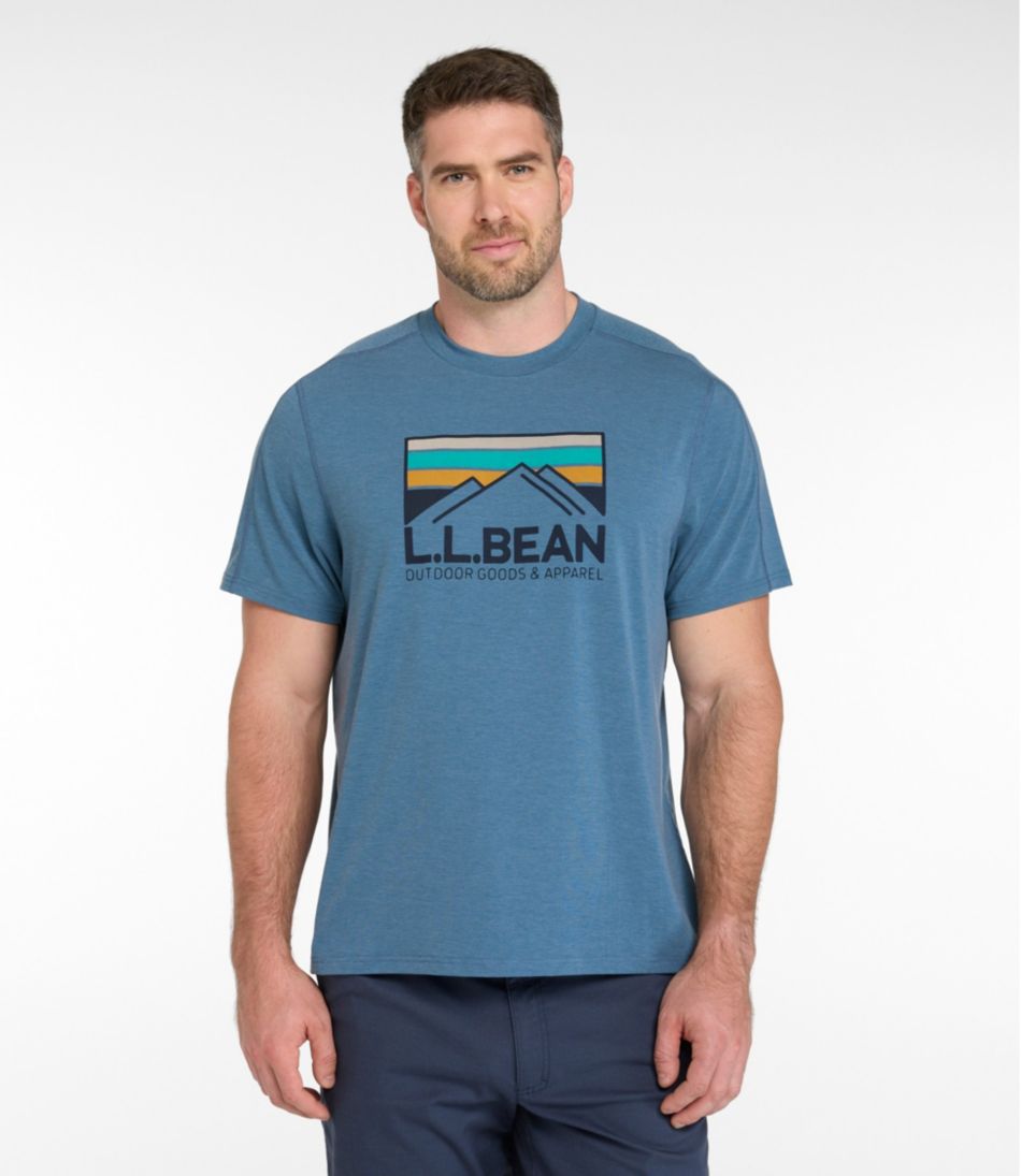 L.L.Bean Men's Everyday SunSmart® Tee, Short-Sleeve, Logo CLOTHING|SALE