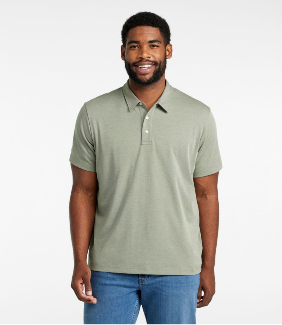 L.L.Bean Men's Comfort Stretch Performance® Polo, Short-Sleeve, Slightly Fitted CLOTHING|SALE