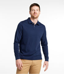 L.L.Bean Men's Comfort Stretch Performance® Polo, Long-Sleeve, Slightly Fitted CLOTHING|SALE