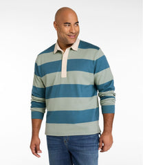 L.L.Bean Men's Bean's Vintage Soft Rugby, Stripe CLOTHING|SALE