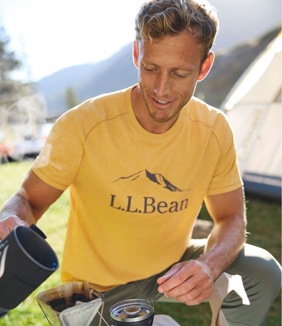 L.L.Bean Men's Bean's Access Trail Tee, Graphic CLOTHING|SALE