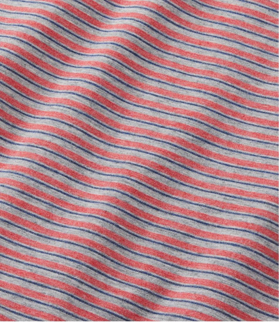 L.L.Bean Men's Comfort Stretch Performance® Pima Pocket Tee, Short-Sleeve, Stripe CLOTHING|SALE