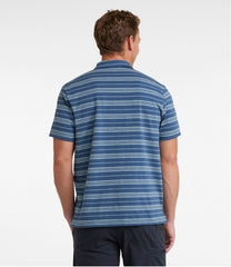 L.L.Bean Men's Lakewashed Performance Polo, Short-Sleeve, Stripe CLOTHING|SALE