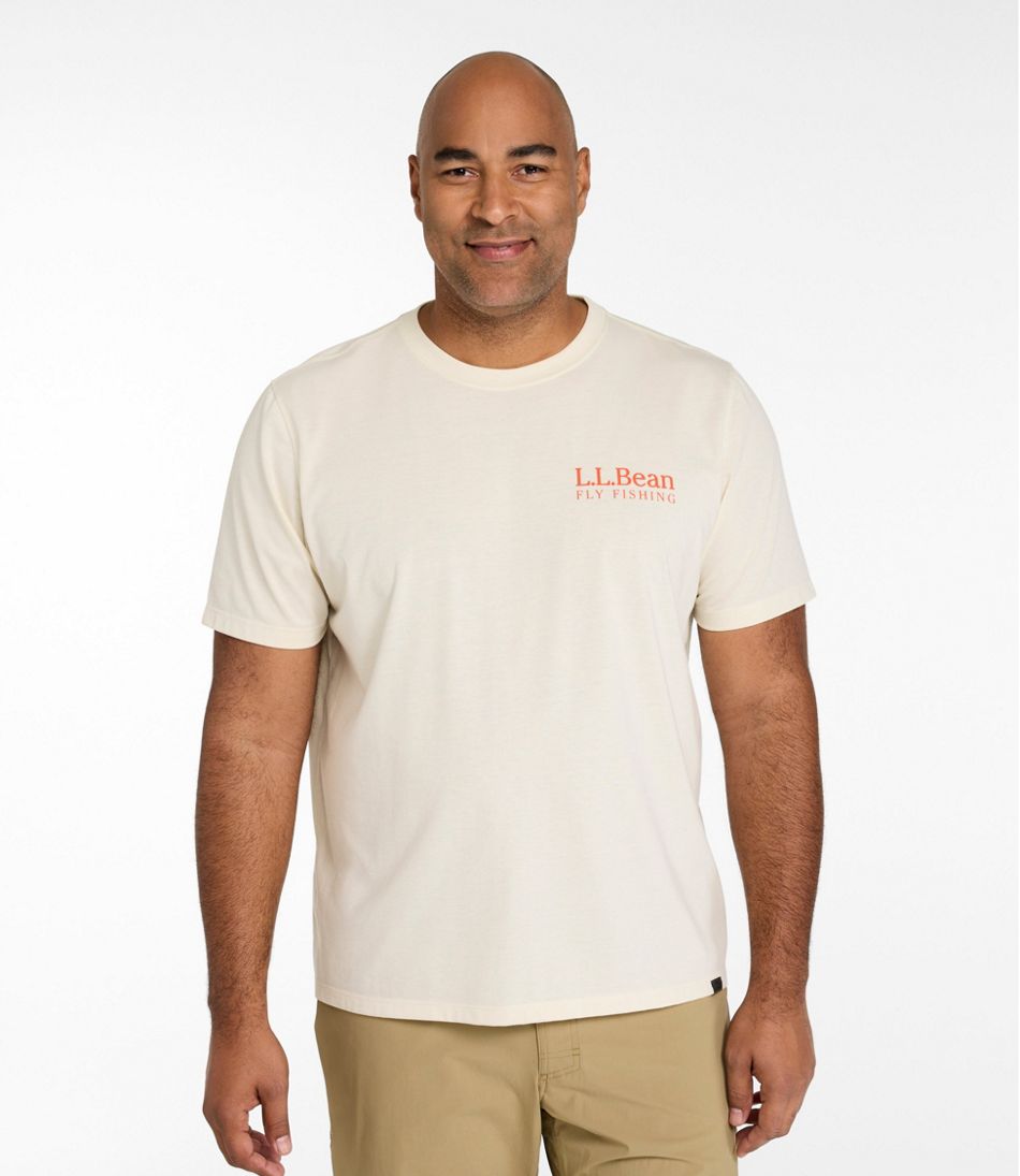 L.L.Bean Men's Technical Fishing Graphic Tees, Short-Sleeve CLOTHING|OUTDOOR EQUIPMENT|SALE