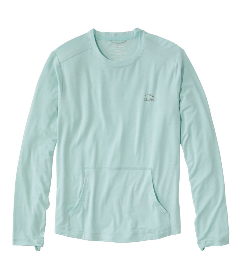 L.L.Bean Men's Tropicwear Comfort Crew, Long-Sleeve CLOTHING|OUTDOOR EQUIPMENT|SALE